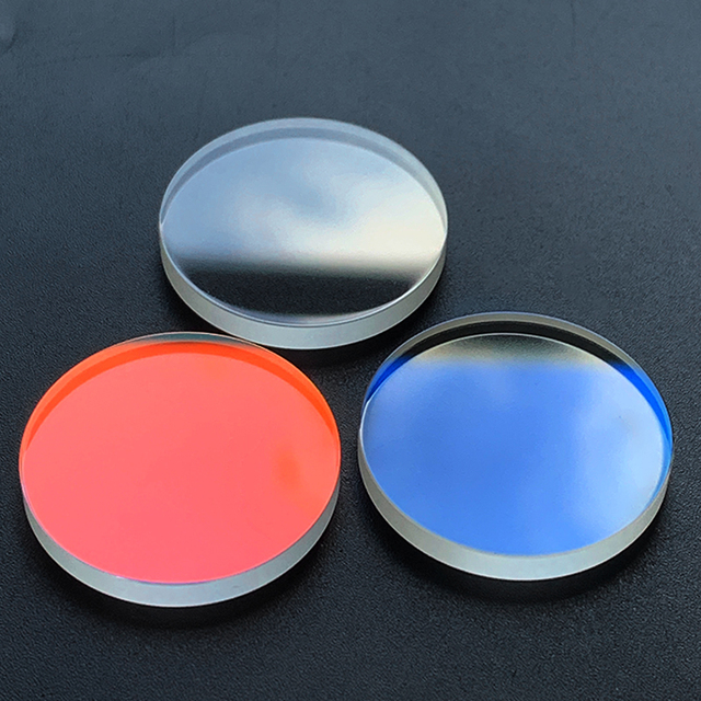 Sapphire Crystal for SKX013 SKX015 Flat Double Dome 28mm Watch Glass  with Blue/Red AR Coating  Watches Crystal Repair Parts