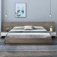 Ensemble de chambre à coucher moderne et écologique avec matelas pliable et extensible, idéal pour la maison, l'école, l'hôtel et l'appartement (tailles King et Queen)