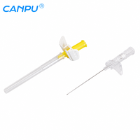 Aiguilles intraveineuses vétérinaires jetables Canpu 22G 24G 20G pour une fixation sécurisée et un accès fluide