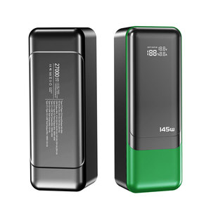 145W נייד מחשב נייד 140w כוח בנק 27000mAh פ"ד מהיר תשלום טלפון מטען עם AC DC לשקע גיבוי תחנת כוח