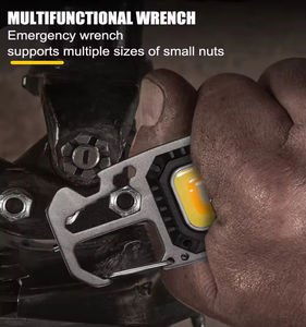 Linterna LED COB Recargable Tipo C, Resistente al Agua, con Destapador de Botellas, Lámpara de Emergencia Multifunción, Mini Linterna - Product Image 6