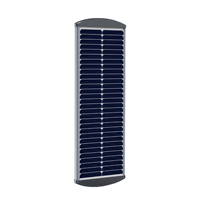 Lámpara de calle solar de aluminio todo en uno IP66 resistente al agua, certificación ROHS, nuevo diseño, uso al aire libre, fuente de luz LED para jardín y carretera