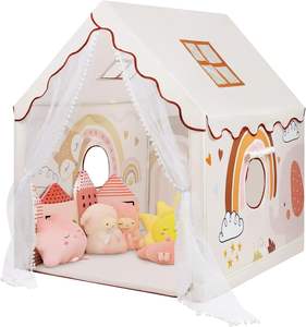 Tente pour enfants amusante et conviviale, motif d'animaux, tente de jeu pour tout-petits, pour garçons et filles - Product Image 1