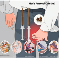 Gel Réparateur Antibactérien à Base d'Extraits Végétaux Biologiques pour les Soins des Parties Intimes Masculines, Soulagement des Hémorroïdes et des Douleurs, Contre les Fissures Anales et les Saignements – Produit Phare