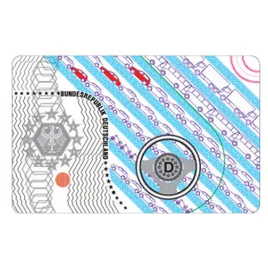 Индивидуальные удостоверения личности водительские права Прозрачная голограмма накладная наклейка ламинированная пленка
