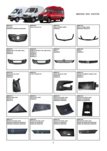 9068810101  9068810201 บังโคลนหน้า ซ้าย สำหรับรถตู้ Mercedes Benz Sprinter อะไหล่รถบัส INBS01116 - Product Image 2