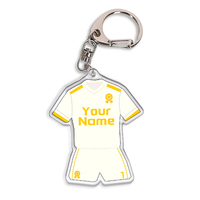 Cadeaux promotionnels Brésil Football Basketball Soccer Sport Team Club T-shirt Logo personnalisé Football Team Porte-clés