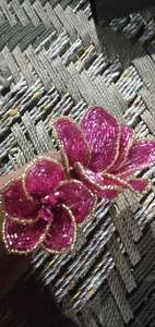 Flores de cuentas de vidrio hechas a mano para tiendas de decoración del hogar y floristas para reventa - Product Image 5