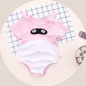Alibaba USA Großhandel 2 Jahre alte Baby kleidung niedlichen Tier muster Stram pler mit Schwanz - Product Image 3