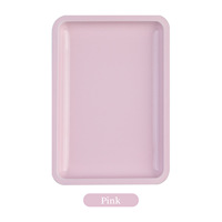 1PC Plateau de rangement carré pour cosmétiques, plateau de manucure pour nail art, conteneur pour pinces, coupe-ongles, stylos, faux ongles, outils, plateau Beautilux