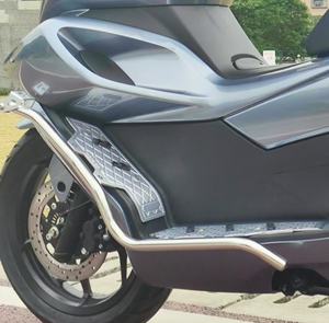 Accesorios para Moto, Parachoques, Barras Anticaídas de Acero Inoxidable + Estriberas, Aptos para Modificación de Piezas CFMOTO SC150 - Product Image 4