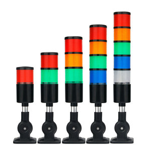 Tri Color Led Warning Light 220V Ip65 Plastic Machine Tool Indicator Light - Product Image 2