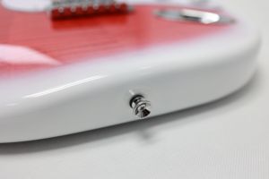 نموذج الغيتار الكهربائي الأحمر القشرة النمر-ST - Product Image 6