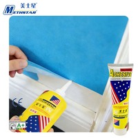 Colle de réparation de joint de papier peint à base d'amidon, transparente, fabriquée par Methstar, pour usage résidentiel et commercial