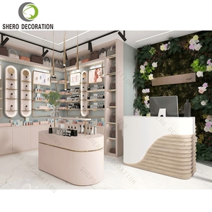 ตู้โชว์ร้านเครื่องสำอาง ออกแบบเองได้ ตู้โชว์ผลิตภัณฑ์ดูแลผิว ตู้โชว์เครื่องสำอางที่ทนทาน สำหรับร้านค้าปลีก - Product Image 2