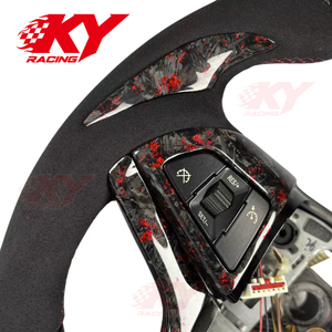 Volante personalizado de fibra de carbono forjado con LED RPM para Chevrolet Camaro Cruze RS LTZ ECO Volt MPV5 Sonic RS 2011-2015 - Product Image 2