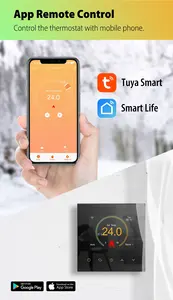 2.8 인치 스마트 컬러 스크린 WiFi 온도 조절기 LCD 디스플레이 터치 스크린 주 APP 제어 기능이있는 프로그래밍 가능한 온도 조절기 - Product Image 4