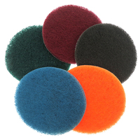 Disque abrasif non tissé durable, fibre de récurage robuste, élimination de la rouille du métal, polissage de surface, 100 mm, OEM AOZHONG
