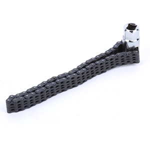<span class=keywords><strong>Clé</strong></span> à Double chaîne/acier inoxydable, pour camion, voiture, filtre à huile, pince à chaîne, outil d'installation de la douille - Product Image 5