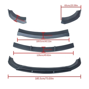 Front <strong>Lip</strong> Fits for <strong>Dodge</strong> <strong>Charger</strong> SRT Hellcat Rear Widebody ABS 4PCs Matte Black Bumper Splitter OE Style 2022
