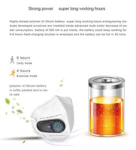 Mini Ventilador USB para Mascarilla Facial, Pequeño Ventilador para <span class=keywords><strong>la</strong></span> Protección Facial, Extractor <span class=keywords><strong>de</strong></span> Aire, Refrigeración - Product Image 4