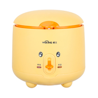 Mini cuiseur à riz électrique multifonctionnel, cuisson automatique, maintien au chaud, cuve antiadhésive, blanc, vert, jaune, 0,8 L, usage domestique