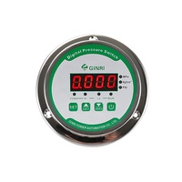 0-60 Mpa RS485 304SS DC 24V AC 220V 380V Pompe Air Eau Différentiel Numérique Manomètre Commutateur
