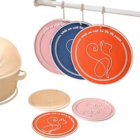 Sous-plat de table en plastique souple, épais, résistant à la chaleur, style luxe léger, pour casseroles, tasses et plats – Moderne