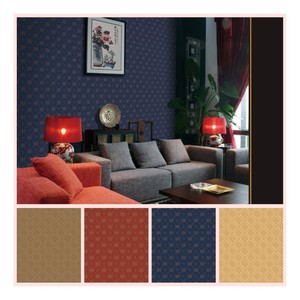 Nuevo papel pintado de la decoración del hogar del pvc de los diseños 3d, papel pintado colorido interior rueda <span class=keywords><strong>en</strong></span> la acción - Product Image 5