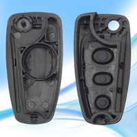 Porte coulissante à 3 boutons MS 433MHZ ID49 Chip HU101 Lame de clé Flip Télécommande Clé de voiture pour Ford Remplacement Smart Vehicle Key Fob