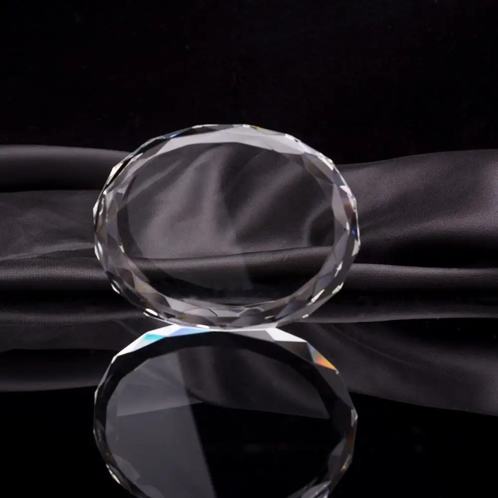 クリスタルの名誉新しいデザインK9クリスタル3Dレーザーブランクガラス刻印文鎮卸売