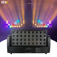 Luz de Fondo Thunder Curtain Blanco Cálido 36x3W DMX512 648pcs RGB Beam Wash LED Flash Estroboscópico Cabeza Móvil