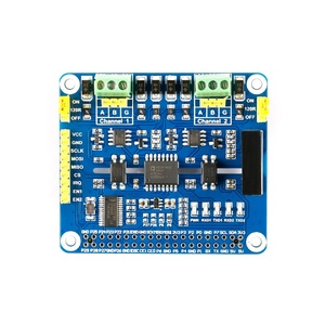 แผงโมดูลบอร์ดขยาย RS485แบบแยกได้2ช่องของแท้ SC16IS752 2-CH SP3485หมวก RS485สำหรับ <span class=keywords><strong>Raspberry</strong></span> <span class=keywords><strong>Pi</strong></span> - Product Image 1