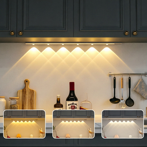 Easy Installation Rechargeable <b>Wireless</b> Smart Sensor Under Cabinet Light LED Night Light Home Decoration Lighting <b>Lamp</b> - Product Image 3