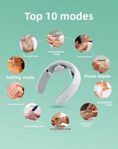 Meilan Cervical Spine Neck Massager Bluetooth Wireless <b>Remote</b> <b>Control</b> Heating EMS Pulse <b>Vibration</b> Massage-Neck Support Device - Product Image 3