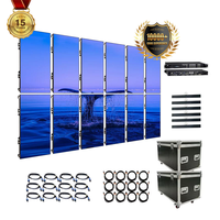Système complet 4m x 3m P2.6 P2.9 P3.91 P4.81 Écran LED 500mmx500mm Panneau LED Fond d'écran Pleine Couleur Intérieur Extérieur Écran LED
