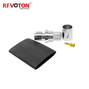 RF kết nối đồng trục TNC nữ uốn (<span class=keywords><strong>EZ</strong></span>) solderless kết nối cho H1000 lmr400 Cáp - Product Image 3