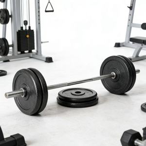 Haltères en caoutchouc standard personnalisés de 5 kg, 10 kg, 15 kg, 20 kg, barre de <span class=keywords><strong>musculation</strong></span> pour la <span class=keywords><strong>musculation</strong></span> en salle de sport - Product Image 3