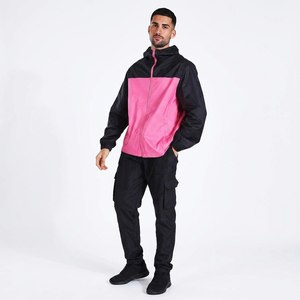 Light <b>Weight</b> Men Windbreaker Jacket durable material Hot Selling Contrasting colors Wholesale rate windbreaker jacket for men - Product Image 1