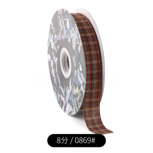 <span class=keywords><strong>Ruban</strong></span> écossais tissé en polyester de 1,5 pouce, à motifs gingham multicolores, pour accessoires et ornements capillaires – Articles prêts à l'emploi - Product Image 4