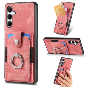 Funda de Cuero con Ranura para Tarjetas para <span class=keywords><strong>Samsung</strong></span> Galaxy S23 Plus Ultra FE A14 A54 A34 <span class=keywords><strong>A33</strong></span> 5G A42 A04E A04, Soporte Magnético para Coche - Product Image 5