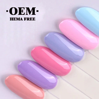RONIKI marque privée produits pour les ongles non toxiques en gros acrylique sans hema tremper uv gel vernis à ongles