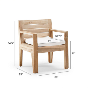 Ensemble de salle à manger moderne en bois massif, table et chaises en teck pour l'extérieur, pour hôtels, villas, sous-sols, salles de sport - Product Image 6