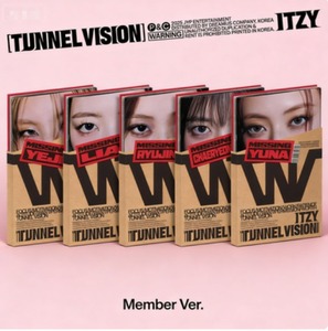 ITZY TUNNEL VISION Version Membre Couverture Individuelle K-pop Photobook Aléatoire MIDZY Officiel JYP Entertainment Sortie 2024 - Product Image 4