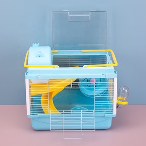 Gabbia per criceti all'ingrosso nuove forniture per criceti castello da sogno doppia gabbia per criceti a tre livelli con scivolo - Product Image 4