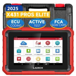 Launch X431 PROS ELITE Analizador de Motor con Cable de Alta Calidad, Herramienta de Diagnóstico Multimarca con Protocolo CANFD DoIP, Lector de Códigos - Product Image 1