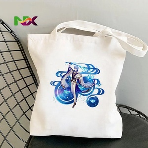 Bolsa de Hombro de Lona con Estampado de Anime de Genshin Impact, <span class=keywords><strong>Kamisato</strong></span> <span class=keywords><strong>Ayato</strong></span> Yashiro Commissioner, Estilo Harajuku - Product Image 2