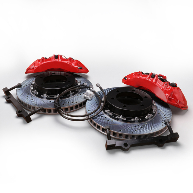 Universal Modified Tuning Brake System Forged Aluminum GTS6 6 Piston Calipers Kits with Ceramic Brake Pads 380mm Brake Disc