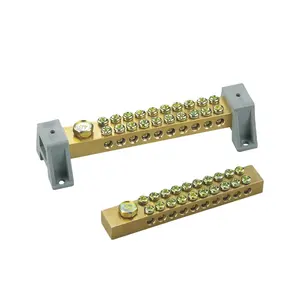 High Quality Terminal Bar Ground and Neutra,Brass Earthing Bar/Brass Bar/Copper Bar