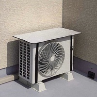Couverture de climatisation en feuille d'aluminium personnalisée pour la maison, l'extérieur, la climatisation centrale et externe, le pare-soleil, la couverture du climatiseur extérieur